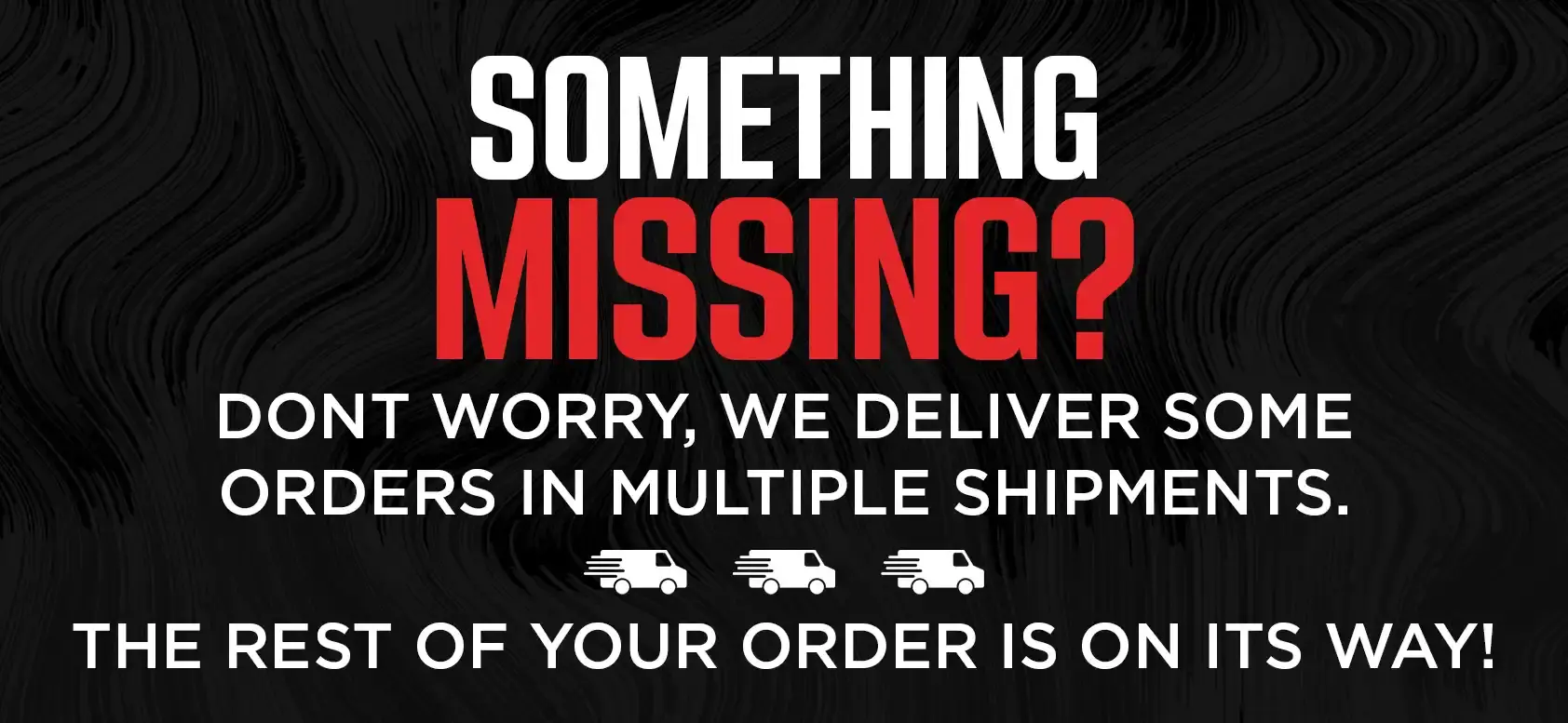 Split shipment example