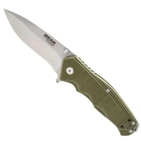 Bear & Son Bear Edge 4-1/2" Green G10 Sideliner Lock Knife