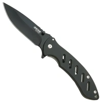 Bear & Son Bear Edge Brisk 1.0 5" Black Blade Black Frame Lock Folding Knife