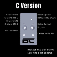 Boss Components CZ Shadow 2 Dovetail Mount - C | Razor, Helia, RTS, STS, MiniDot HD