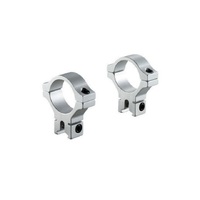 BKL-257 0.6 Long Dovetail 1" Rings - Silver