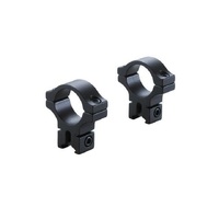 BKL-257H 0.6 Long Dovetail 1" Rings High - Matte Black