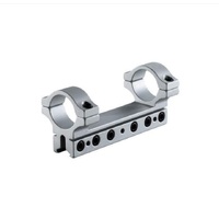 BKL-260 1" Scope Mount - 4" Long Unitized Mount - Silver