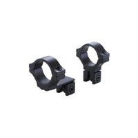 BKL-274 0.6 Long Offset Dovetail 1" Rings - Matte Black