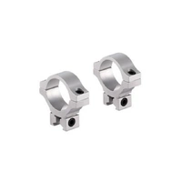 BKL-303 0.6 Long Dovetail Rings - Low - Matte Silver