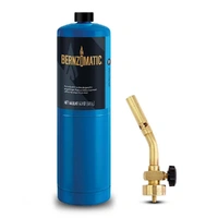 Bernzomatic UL100TK 400g Propane Blue Cylinder with Brass Pencil Flame Manual Torch