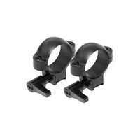 Burris Rimfire / Airgun Deluxe Steel Rings - Quick Detach - Matte Black