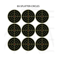 Bore Xpress Splatter Circle Targets 10 Pack