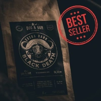 Dog & Gun Black Death Extra Dark Whole Beans - 500g