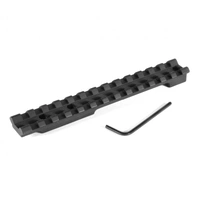 EGW Standard Picatinny Rail - Remington XP, XR 100, Model 7 4-Hole Short Action | 0 MOA