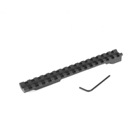 EGW Picatinny Rail - Mauser 98 LR (3-Hole) Undrilled (Military) | 0 MOA
