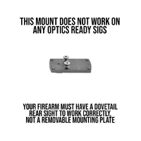 EGW Docter to Sig Sauer P320  Red Dot Mount
