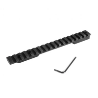 EGW HD Weatherby Mark V 9 Lug Bolt Long Action Picatinny Rail 0 MOA