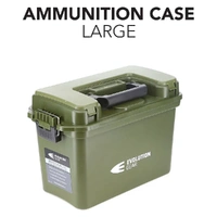 Evolution Gear Large Ammunition Case Weatherproof Ammo Box / Dry Box - Olive Drab