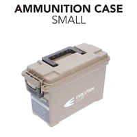 Evolution Gear Small Ammunition Case Weatherproof Ammo Box / Dry Box - Desert Tan