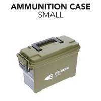 Evolution Gear Small Ammunition Case Weatherproof Ammo Box / Dry Box - Olive Drab
