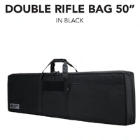 Evolution Gear 50" Double Rifle Bag - Black