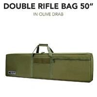 Evolution Gear 50" Double Rifle Bag - Olive Drag