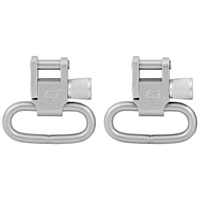 Grovtec Locking Swivels 1" Loops Satin Nickel