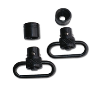 Grovtec Push Button Swivel Set 1" Loops Black