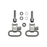 Grovtec Machine Screw Fore End Swivel Set 1" Loops Satin Nickel