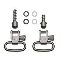 Grovtec Wood Screw Fore End Swivel Set 1" Satin Nickel