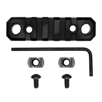 GrovTec Rail Push Button Base 3.1" 5 Slot M-LOK