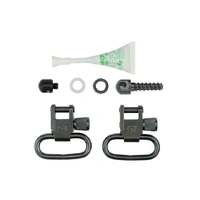 Grovtec Mossberg 500 Swivel Set 1" Loops Black