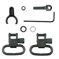 Grovtec Two Piece Barrel Band Swivel Set .420-.470 Suits .22s 1" Loops