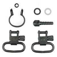 Grovtec One Piece Barrel Band Swivel Set .645-.660 1" Loops
