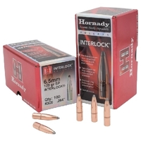 Hornady .264 129 gr InterLock SP 100 Pack