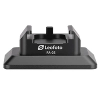 Leofoto FA-03 Cold Shoe Adapter with Arca Swiss Foot and 1/4" Mounting Thread