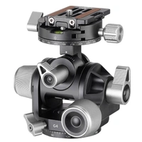 Leofoto G4 60mm 3-Axis Geared Head with NP-60 Plate