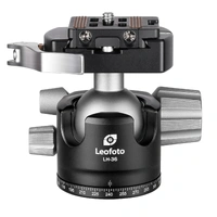Leofoto LH-36LR 36mm Low Profile Ball Head with LR-50 Quick Release Lever Clamp and NP-50 Plate