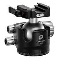 Leofoto LH-55LSC Lever-Release Hybrid Clamp Ball Head