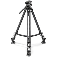 Leofoto LVC-193C Cinematic Video Series 3 Section Tripod with BV-10 Video Head