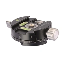 Leofoto PAN-02 15 Deg. Indexing Panning Clamp with QP-70N Plate