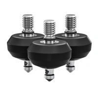 Leofoto TFV Tripod Rubber Feet with Retractable Spikes for 3/8" Threaded Legs