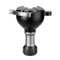 Leofoto 75mm Leveling Base with QR Arca Clamp - Medium Handle