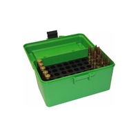 MTM Deluxe Rifle Ammo Box - RM - 50 Round