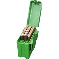 MTM Rifle Belt & Pocket Box - 20 Round Belt Style 223 204 Ruger 6x47 - Green
