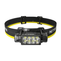 Nitecore UHE Metal Headlamp with Triple Output, 2000 Lumens, Yellow