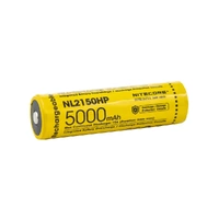 Nitecore 21700 High Performance Li-ion Battery, 3.6V 5000mAh
