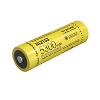 Nitecore 21700 Li-ion Battery, 3.6V 5300mAh