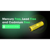 Nitecore 21700 High Performance Li-ion Battery, 3.6V 5300mAh