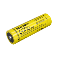 Nitecore 21700 High Performance Li-ion Battery, 3.6V 6000mAh