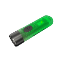 Nitecore Mini Glow in the Dark Keychain Light, 300 Lumens, Green
