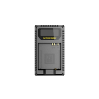 Nitecore Dual Slot USB Charger for Leica BP-DC15-E Batteries