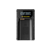 Nitecore Dual Slot USB Charger for Leica BP-SCL4 Series Batteries