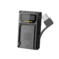 Nitecore Dual Slot USB Charger for Nikon EN-EL15, EN-EL15a, EN-EL15b Batteries